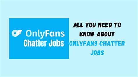 onlyfans chatter jobs|Apply To Work 